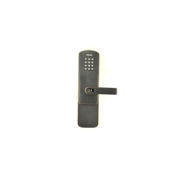 Standalone Keypad Programmable Electronic Lock Rim Exit Trim Classroom / Storeroom Keypad Rhodes Lev